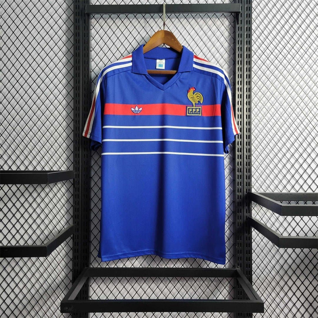 1984 France Home Retro | Footballshirt.online - Footballshirt.online