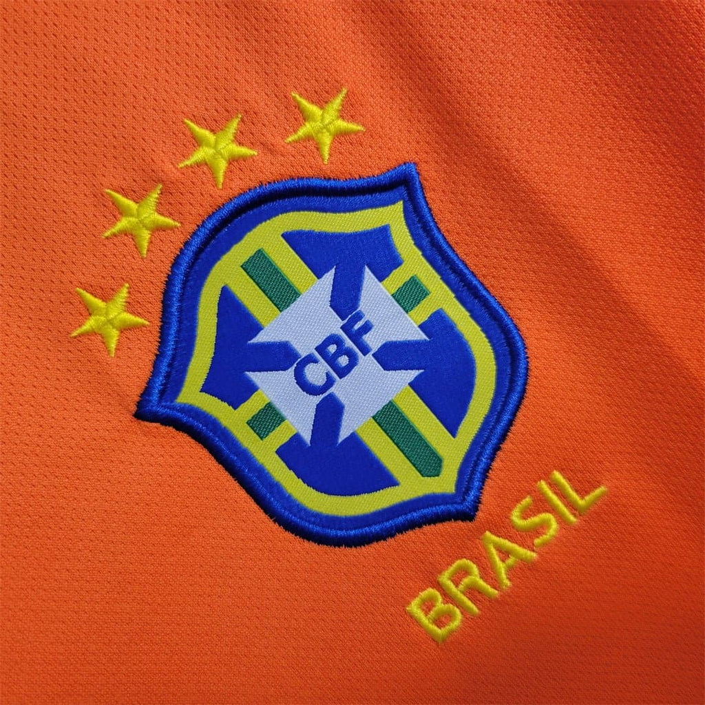 1998 Brazil Goalkeeper Nike Long Sleeve 10 Soccer Jersey| Footballshirt.online - Footballshirt.online