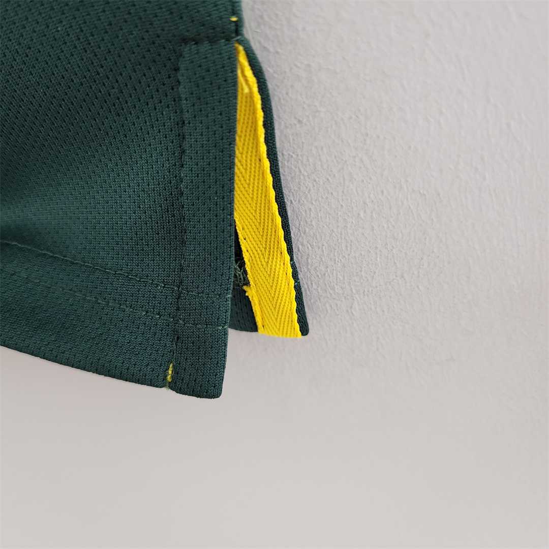 1998 Brazil Nike goalkeeper dark green 12 Retro Soccer Jerseys | Footballshirt.online - Footballshirt.online