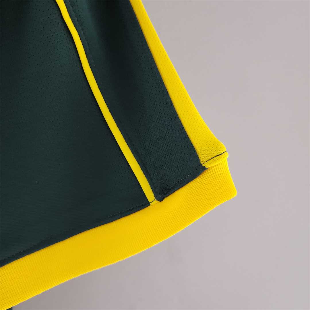 1998 Brazil Nike goalkeeper dark green 12 Retro Soccer Jerseys | Footballshirt.online - Footballshirt.online