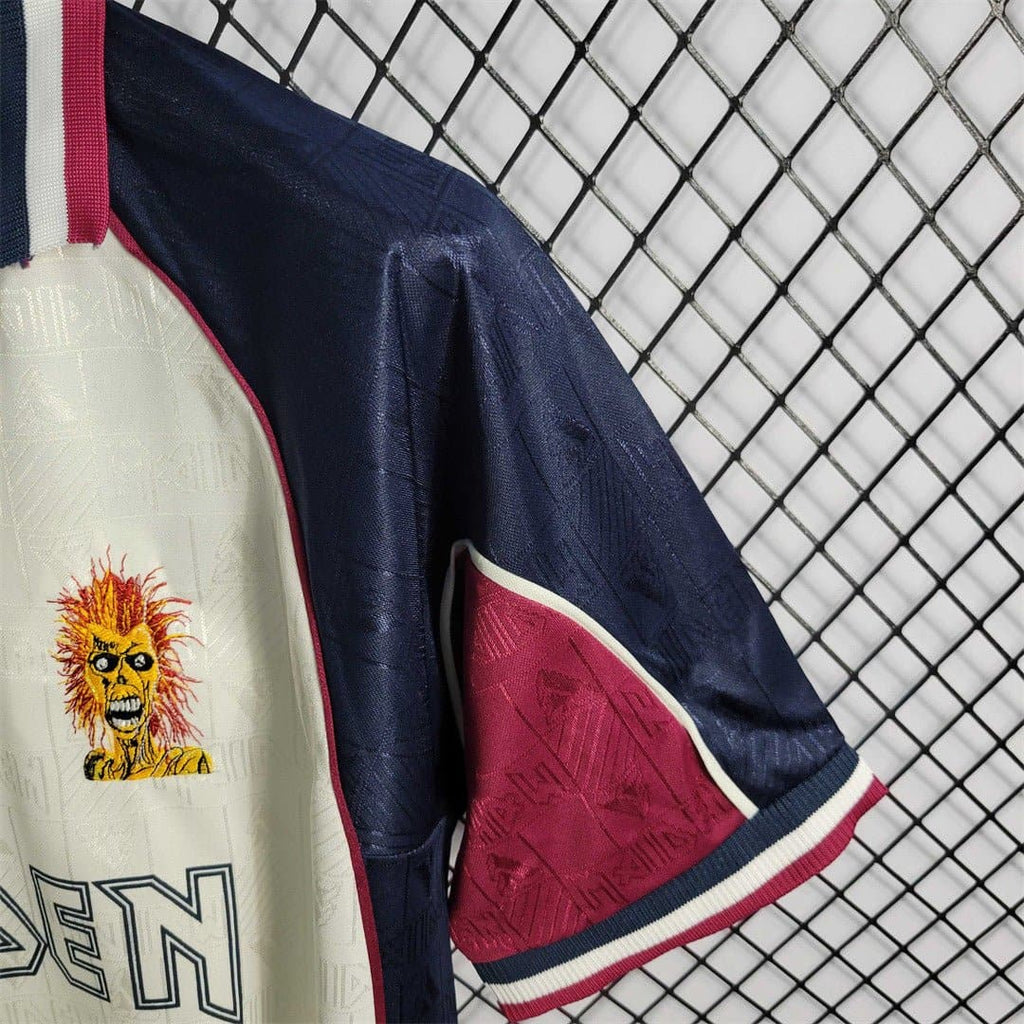 1999 West Ham Iron Maiden Away Edition 10 Retro Soccer Jerseys - Footballshirt.online
