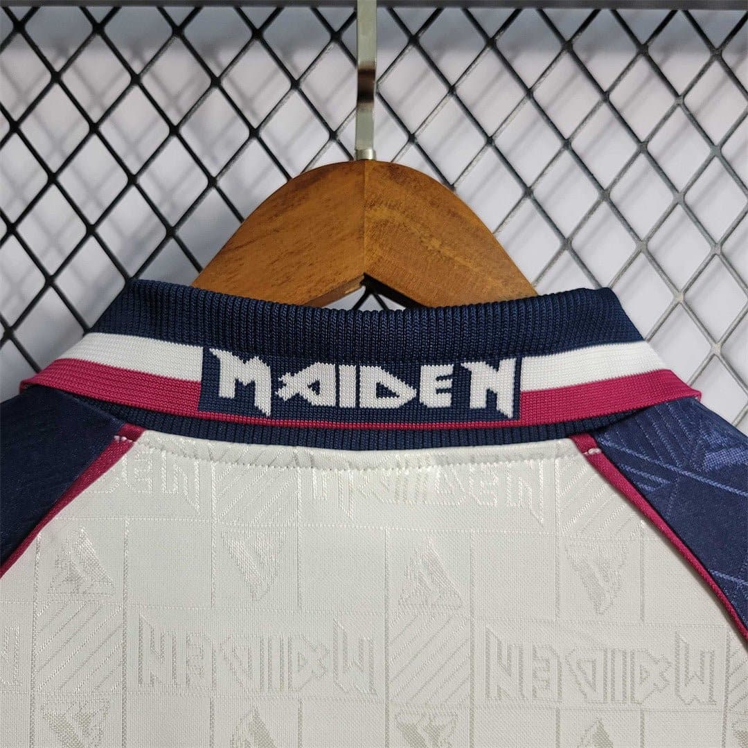 1999 West Ham Iron Maiden Away Edition 10 Retro Soccer Jerseys - Footballshirt.online