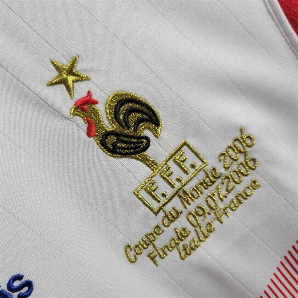 2006 France Zidane 10 Away Retro Shirt | Footballshirt.online - Footballshirt.online