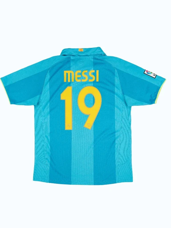 Messi #19 Barcelona 2007-09 Away Nike Retro Football Shirt