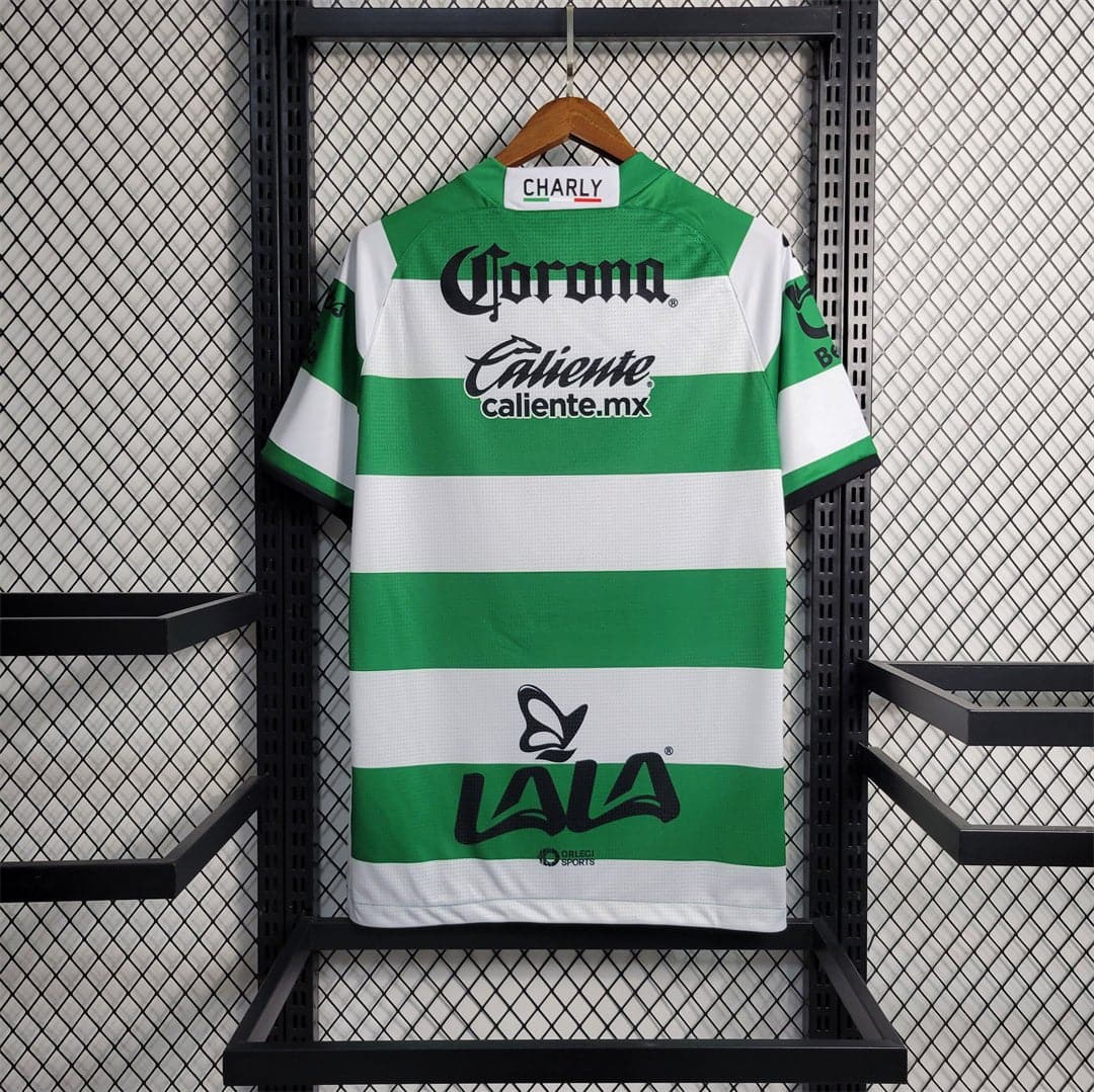 23 - 24 Santos Laguna Home Retro Football Shirt - Footballshirt.online