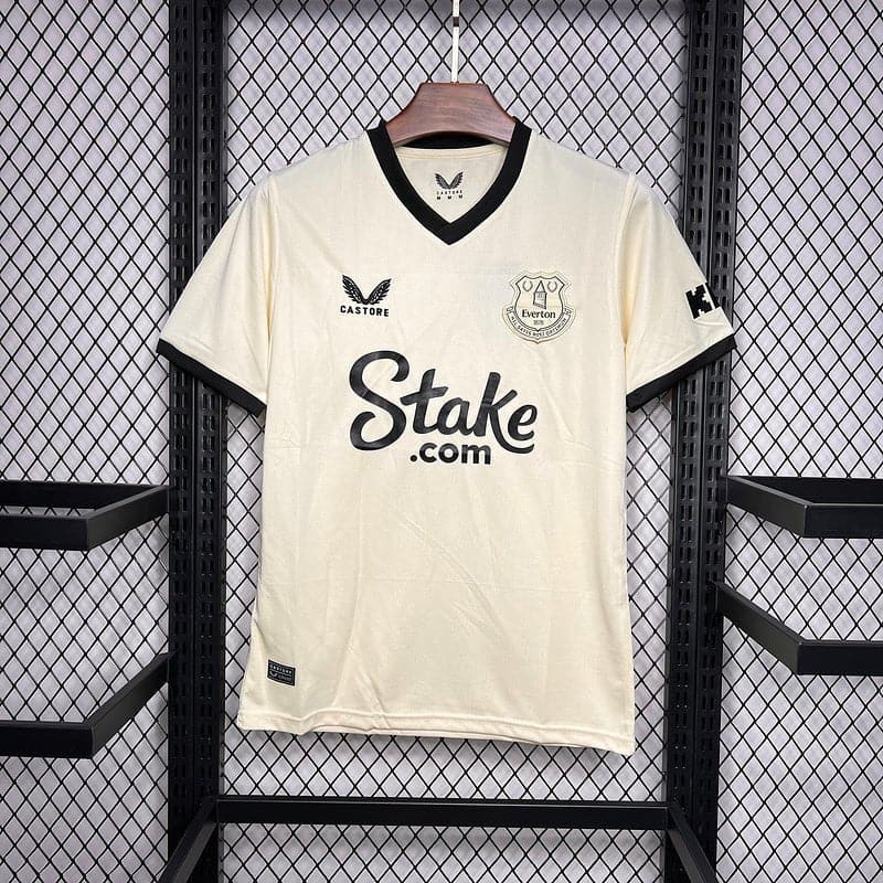 24 - 25 Everton Away Retro Football Shirt - Footballshirt.online