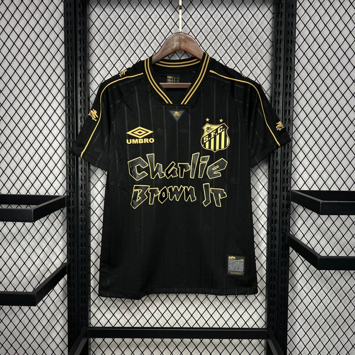 24 - 25 Santos Charlie Away Retro Football Shirt - Footballshirt.online
