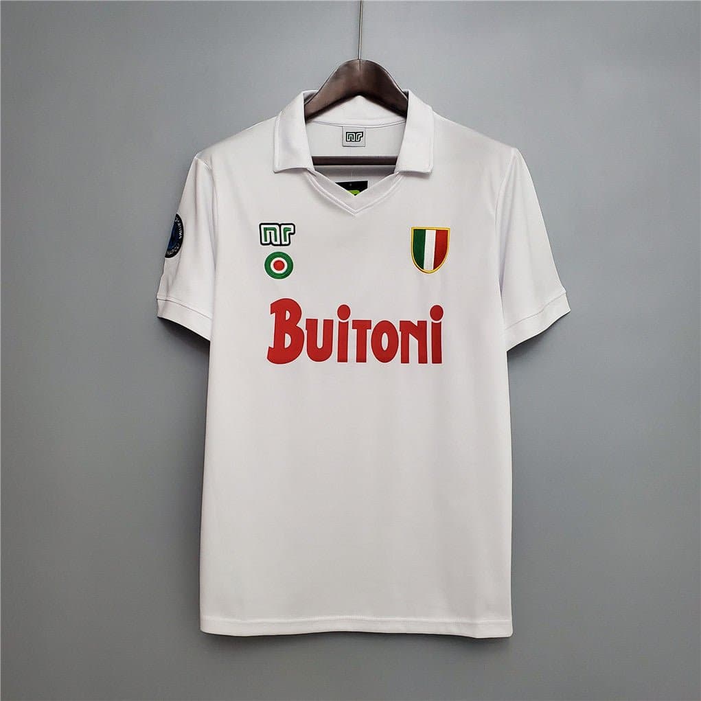 87 - 88 Napoli Away Retro | Footballshirt.online - Footballshirt.online