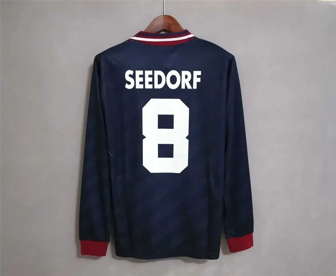 Ajax Amsterdam 1994 - 1995 Champions League Seedorf Away Retro Shirt 8 - Footballshirt.online