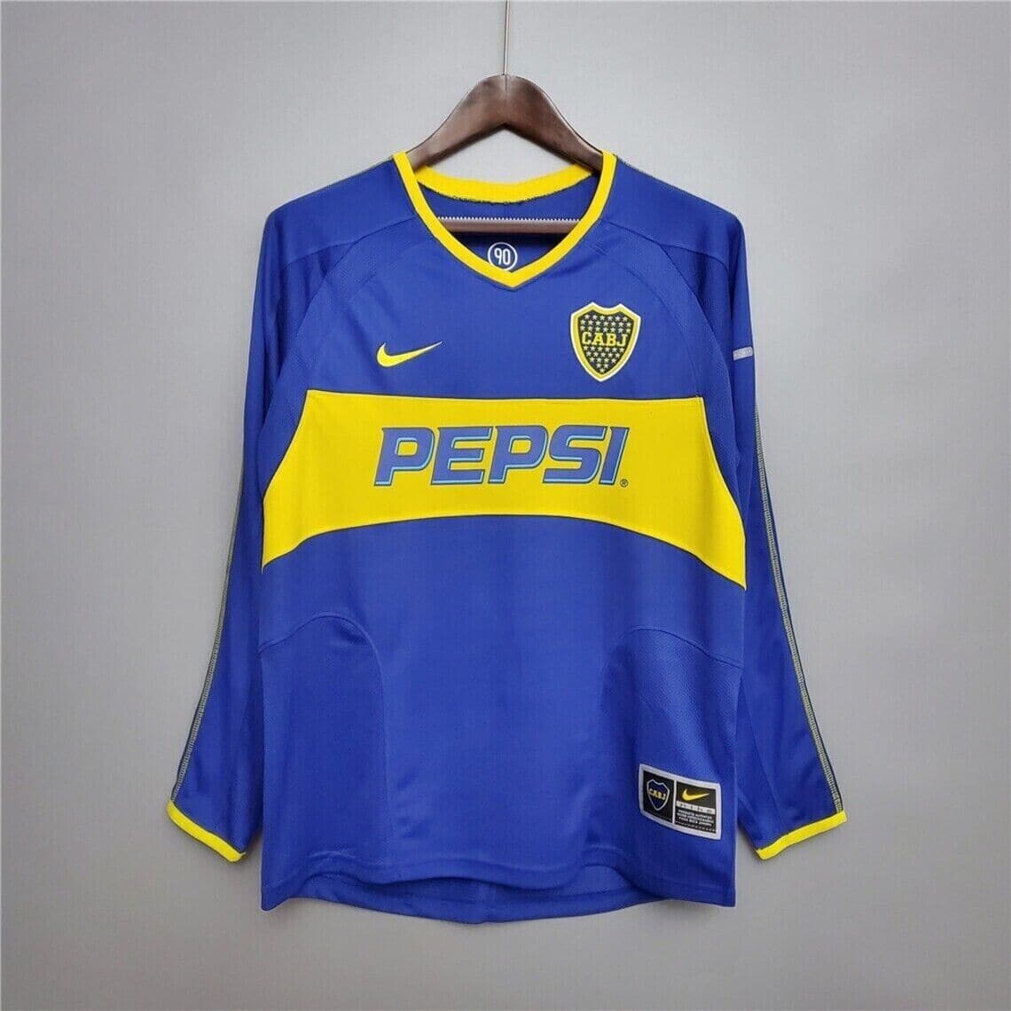 Boca Juniors 2003 - 2004 Retro Home Shirt - Footballshirt.online