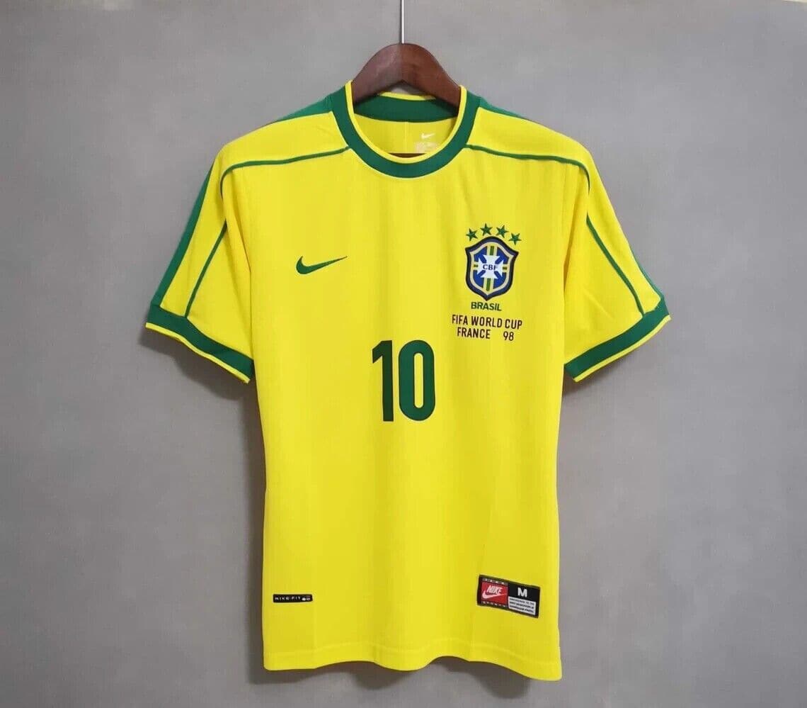 Brazil 1998 World Cup Home Away Retro Vintage | Footballshirt.online - Footballshirt.online