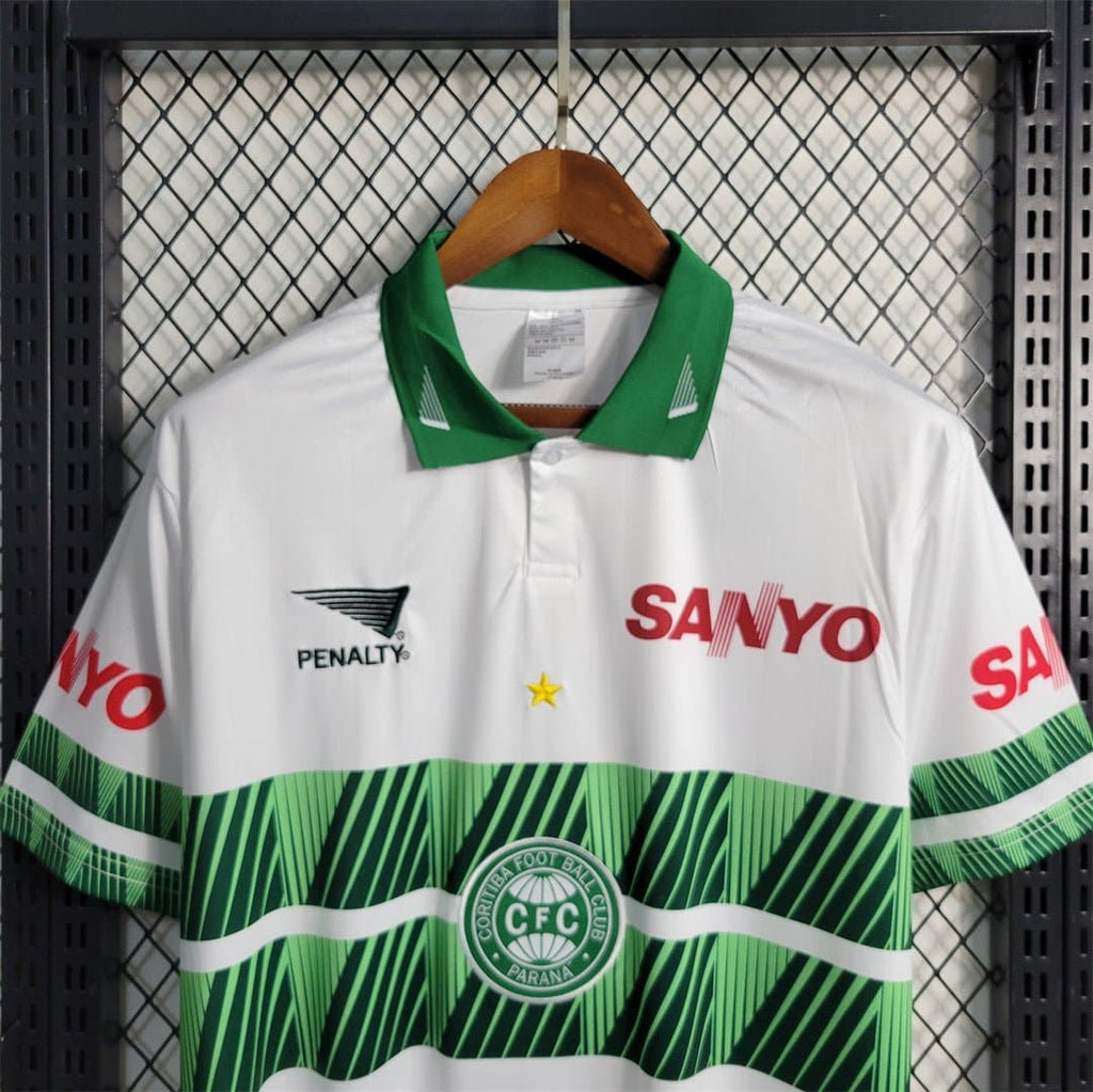 Coritiba white away retro shirts - Footballshirt.online