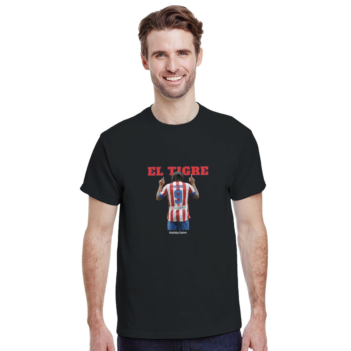 "El Tigre Falcao" Tee - Black - Footballshirt.online