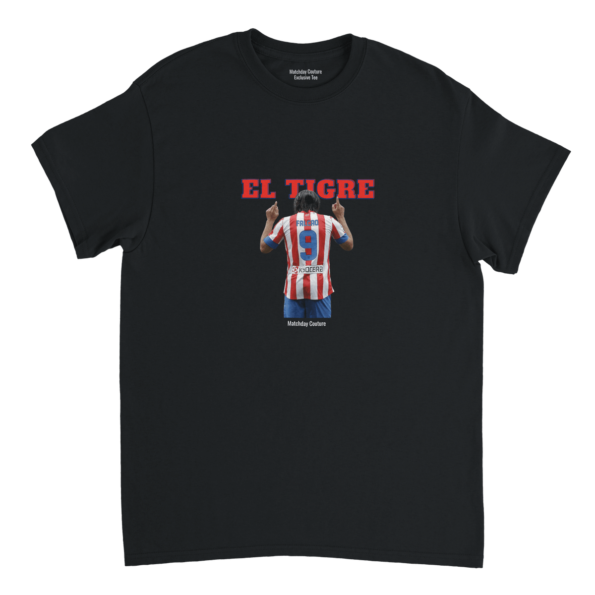 "El Tigre Falcao" Tee - Black - Footballshirt.online