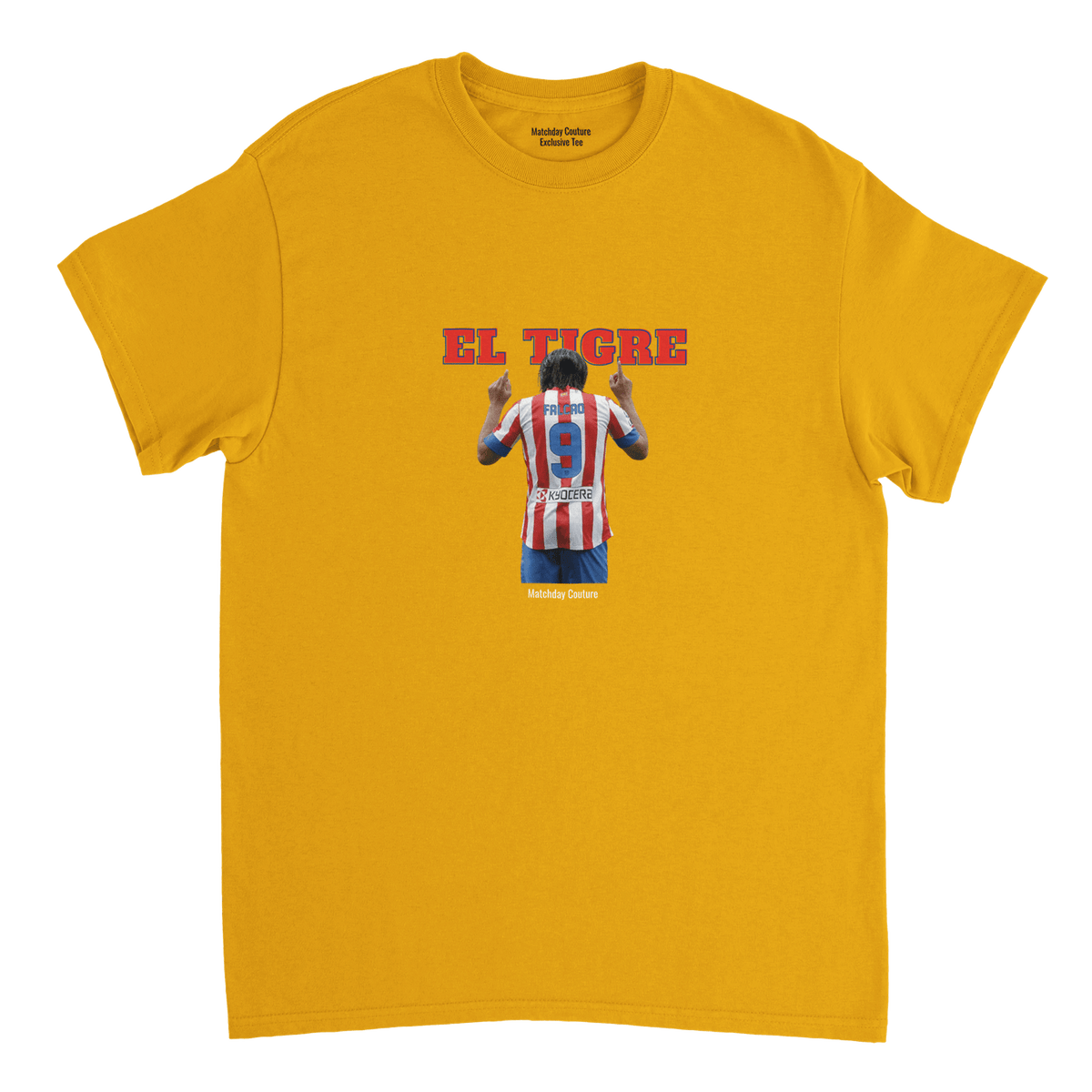 "El Tigre Falcao" Tee - Gold - Footballshirt.online