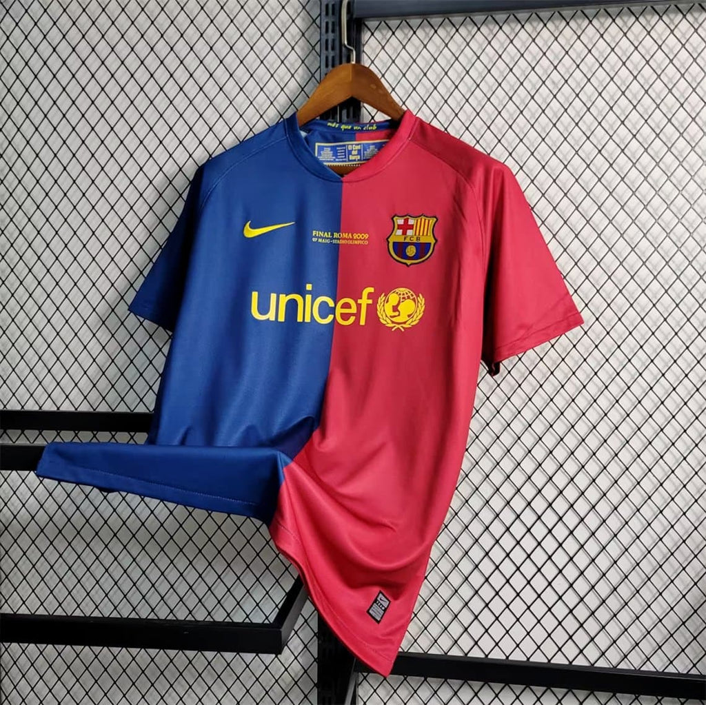 FC Barcelona 2008 - 2009 Messi Home Away Retro Soccer Jerseys - Footballshirt.online