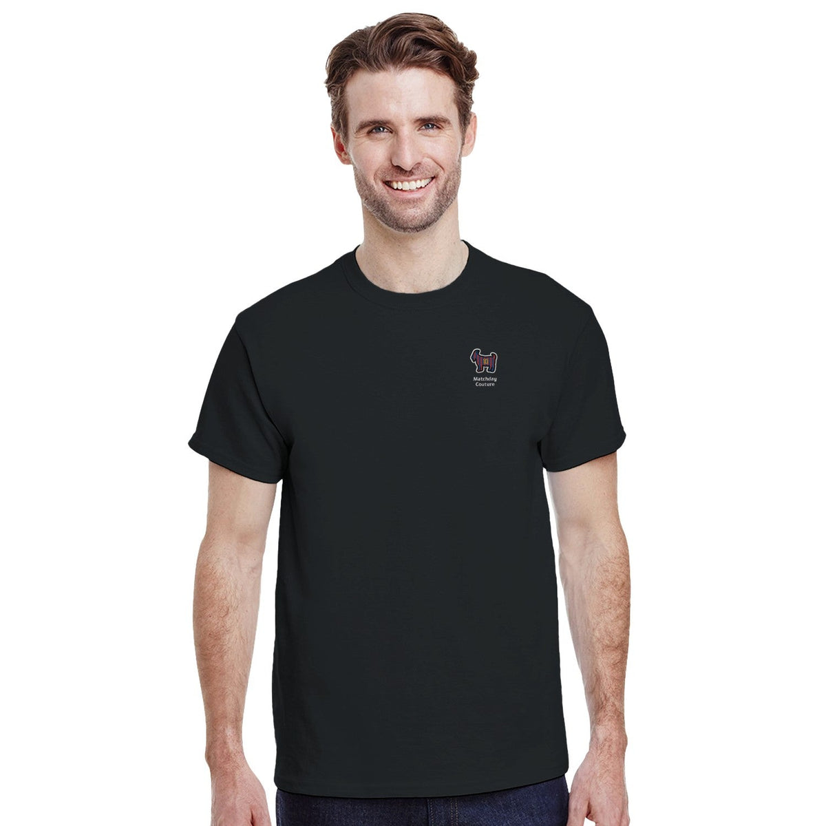 "GOAT 10" Embroidered Tee - Black - Footballshirt.online