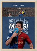 Leo Messi 2009 Champions Final Poster - Ready to Hang "A4"| Footballshirt.online - Footballshirt.online