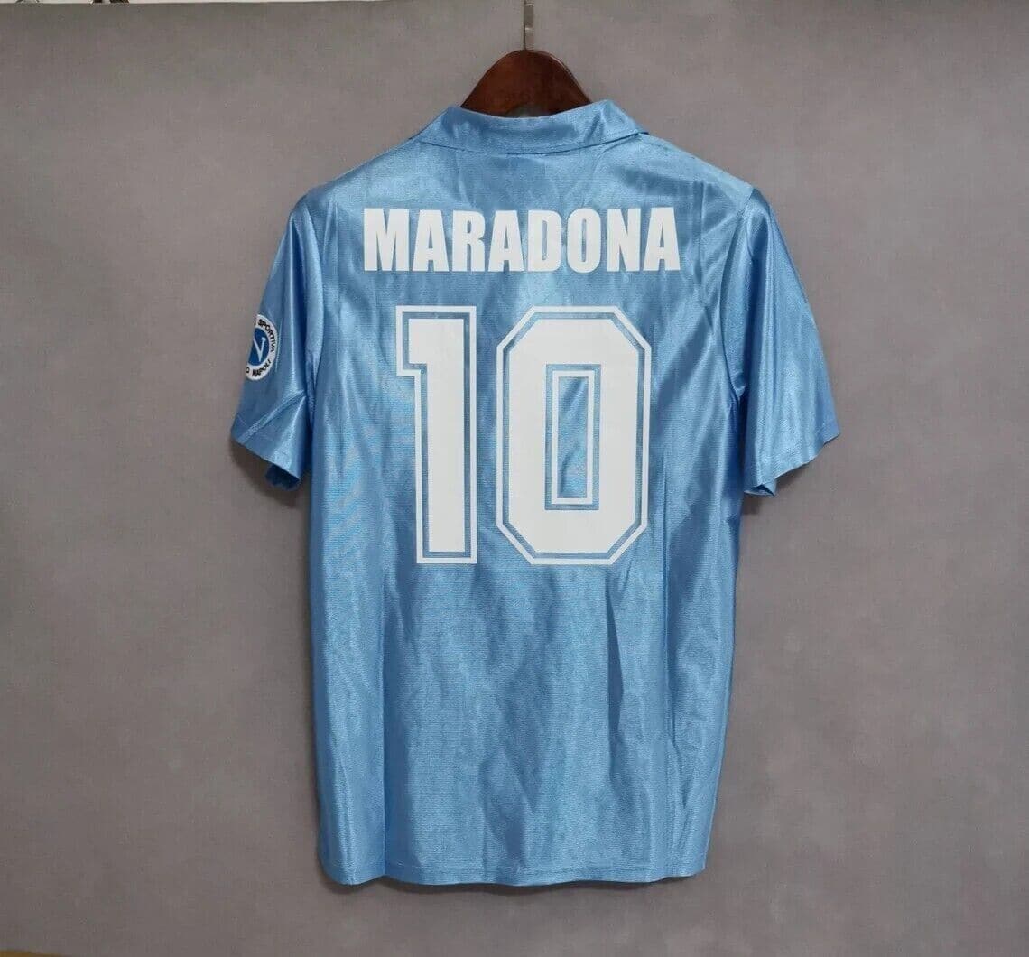 Naples 1990 - 1991 Maradona 10 Home Retro Shirt - Footballshirt.online