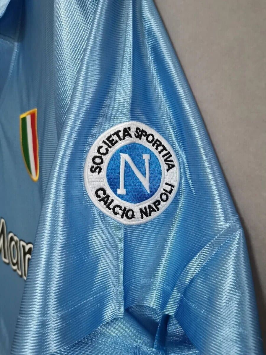 Naples 1990 - 1991 Maradona 10 Home Retro Shirt - Footballshirt.online