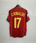 Portugal 2004 Final Cristiano Ronaldo 17 | Footballshirt.online - Footballshirt.online