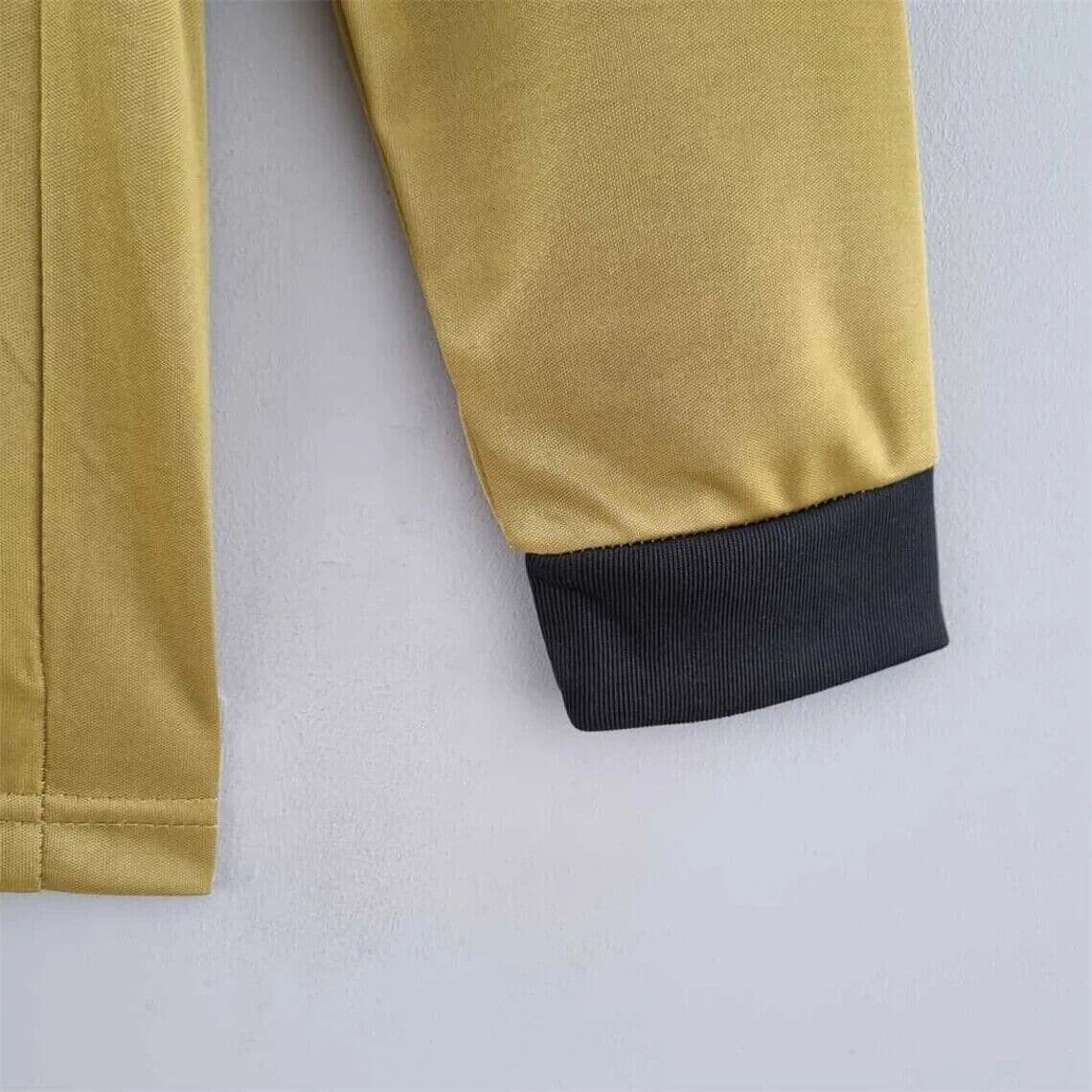 Venezia Away Gold 2021 - 2022 Long Sleeve Home Retro fc Soccer Jerseys - Footballshirt.online